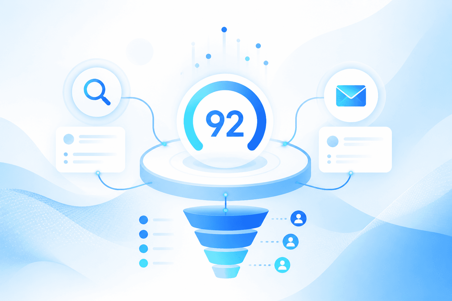 Unified workspace with lead scoring, discovery, and outreach in one hub