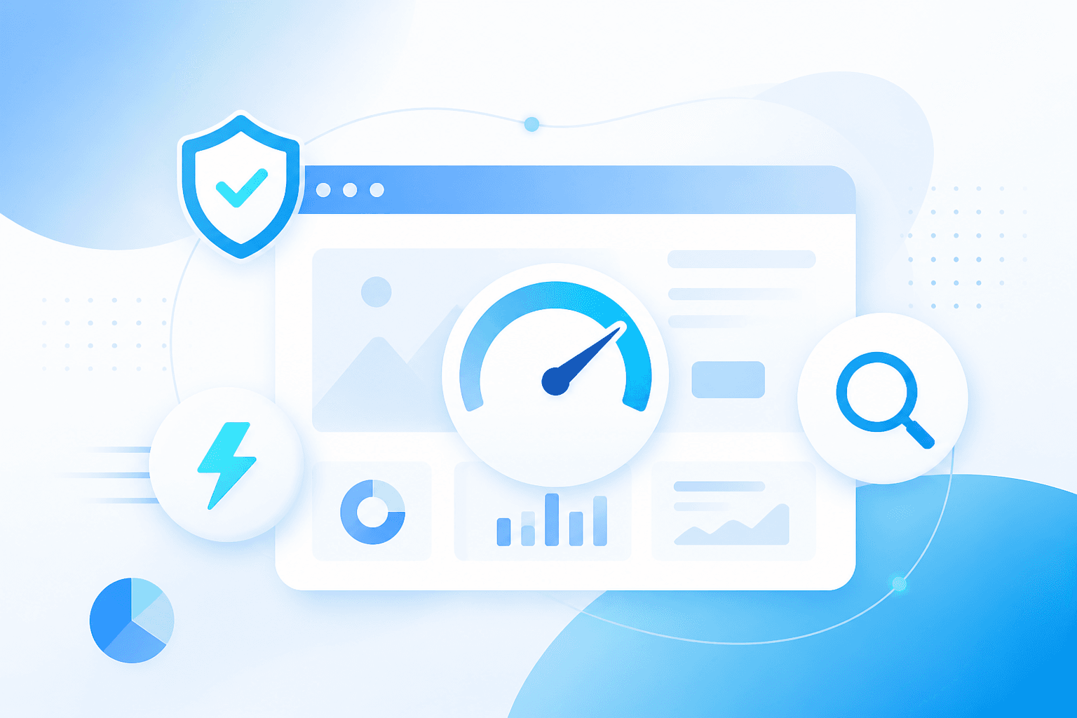 Website audit with speed, SSL, and SEO checks